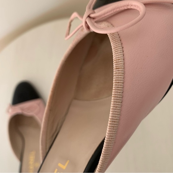 Chanel Cap Toe Kitten Heal Mules, size 8.5 - Picture 13 of 16